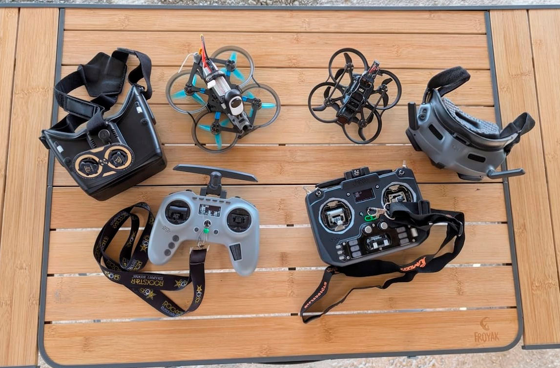 Equipo FPV Costa Brava — drones y mandos